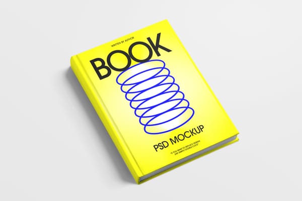 Photoshop Flatlay Book Mockup