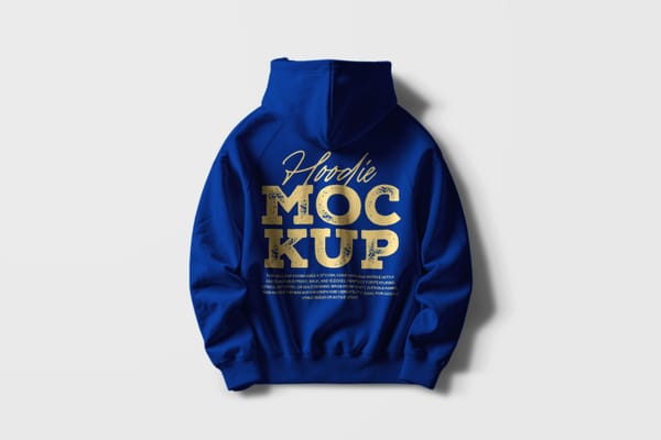 Photoshop Back Side Hoodie Mockup