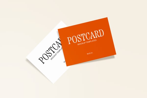 Post Card Mockup