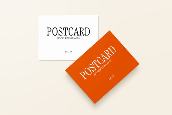 Post Card Mockup