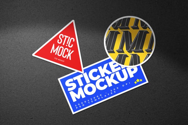 Sticker Pack Mockup