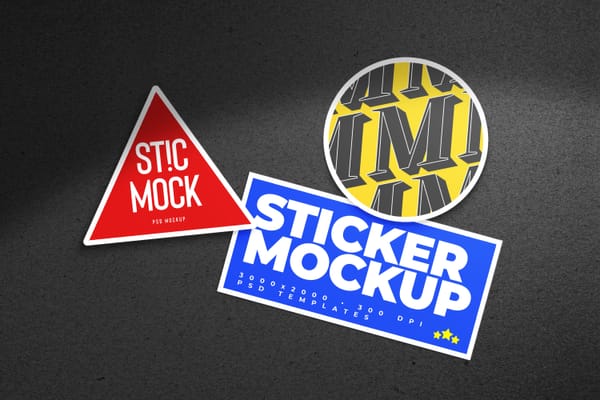 Sticker Pack Mockup