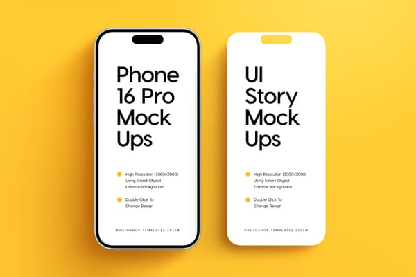 Photoshop iPhone and UI Story Mockup