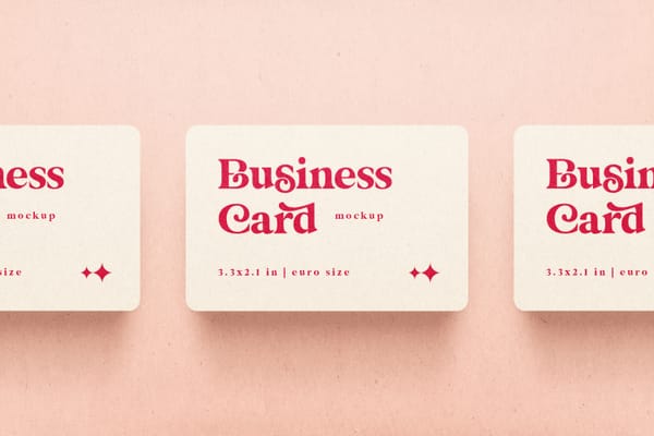 Photoshop Business Card Mockup