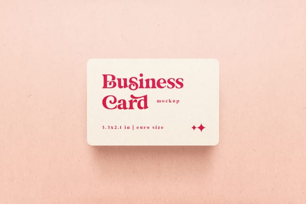 Photoshop Business Card Mockup