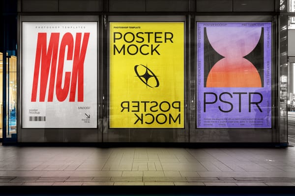 Photoshop Lightbox Screens Billboard Mockup