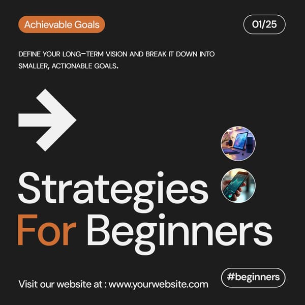 Strategies For Beginners Digital Horizon Instagram Post