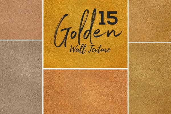 15 Golden Wall Texture