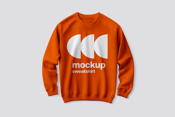 Sweatshirt Mockup with Modern Front View